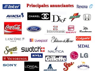 Principales anunciantes 