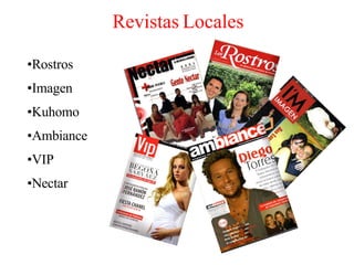 Revistas Locales Rostros  Imagen  Kuhomo Ambiance VIP  Nectar  