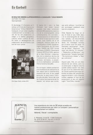 Revista sol ixent nº 14 iii ciclo cine 2010