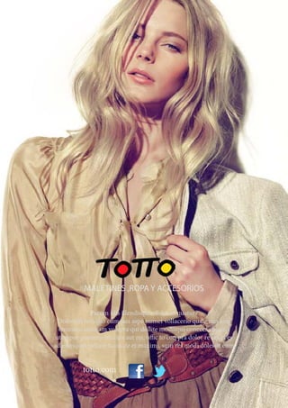 MALETINES ,ROPA Y ACCESORIOS
Parum idis illendisquia dolut es quatur?
Dolorum remquo eumquis aspe numet vollacerio quate nus sani
omnisqu iatiosam volupta qui dollite modisqui coneces simusci
utempor porunto reculpa aut mi, offic to con pra dolor re res et es
ad eumquas peliam faciis de et maximi, sum res modi dolessit eum
totto.com
 