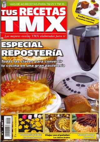Revista · thermomix · tus recetas tmx n.01 reposteria