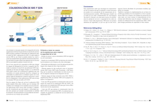 38 39ENERO / JUNIO 2016 VOL. 13Revista Técnica de la Empresa de Telecomunicaciones de Cuba S.A.
TÉCNICATÉCNICA
Conclusiones
Para implementar redes que satisfagan los requerimien-
tos de los usuarios de aquí en adelante, se hace necesario
un cambio en la concepción de las arquitecturas de te-
lecomunicaciones actuales. IMS llegó para cumplir con
el sueño de las redes completamente IP, convergencia
fijo-móvil e Internet, así como para resolver los proble-
mas de calidad de servicio y seguridad de las redes an-
teriores. Como toda arquitectura, IMS posee sus propias
amenazas de seguridad y es por eso que en esta inves-
tigación fueron abordadas las principales medidas que
deben ser tomadas.
También se propone la implementación de un banco de
prueba que ayudará a los investigadores a crear su propio
núcleo IMS con el objetivo de estudiar los protocolos de
estas redes; así como evaluar el comportamiento de las
mismas ante diferentes tipos de ataques. Finalmente, se
propone la colaboración de las arquitecturas IMS y SDN
para mitigar problemas de seguridad en redes futuras.
Referencias bibliográficas
[1] Qadeer, M. A.; Khan, A. H.; Ansari, J. A. y Waheed, S. “IMS Network Architecture”. International Conference on Future Computer
and Communication. ICFCC, pp. 329-333, 2009.
[2] Boucadair, M. y Jacquenet, C. “Software-Defined Networking a Perspective from within a Service Provider Environment”. Acceso:
Octubre 2015. Disponible en: https://tools.ietf.org/html/rfc7149
[3] Natouri, S. y Lac, C. “IMS threats taxonomy: Survey and proposal”. International Conference on Computing, Management and Tele-
communications (ComManTel), pp. 315-320, 2013.
[4] "Software-Defined Networking (SDN) Definition - Open Networking Foundation”. Acceso: Octubre 2015. Disponible en: https://
www.opennetworking.org/sdn-resources/sdn-definition
[5] Xia, W.; Wen, Y.; Foh, C. H.; Niyato, D. y Xie, H. “A Survey on Software-Defined Networking”. IEEE Commun. Surv. Tutor. Vol.
17, No. 1, pp. 27-51, Firstquarter 2015.
[6] Yan, Q.; Yu, R.; Gong, Q. y Li, J. “Software-Defined Networking (SDN) and Distributed Denial of Service (DDoS) Attacks in Cloud-
Computing Environments: A Survey, Some Research Issues y Challenges”. IEEE Commun. Surv. Tutor. Vol.17, No. 99, p.1, 2015.
[7] Nguyen, V.-G.; Do, T.-X. y Kim, Y. “SDN and virtualization-based LTE mobile network architectures: A comprehensive survey”.
Wirel. Pers. Commun.. Vol. 86, No. 3, pp. 1401–1438, 2016.
[8] Ali, S. T.; Sivaraman, V.; Radford, A. y Jha, S. “A Survey of Securing Networks Using Software Defined Networking”. IEEE Trans.
Reliab., Vol. 64, No. 3, pp. 1086-1097, 2015.
(Artículo recibido en noviembre de 2015 y aprobado en enero de 2016)
Figura 3. Colaboración de IMS, SDN basada en el protocolo OpenFlow. Fuente: Elaboración propia.
este escenario es necesario pensar en la integración de las dos
arquitecturas de forma tal que permita la creación de servicios
IMS novedosos mediante el intercambio de señalización entre
el control de IMS y aplicaciones de SDN. En redes donde el
servicio IMS no sea virtual se pueden sustituir los switch y
routerporequipamientosquesoportenelprotocoloOpenFlow.
De esta forma se puede realizar una migración de los servicios
IMS sin necesidad de cambiar el núcleo de la red.
Para el caso especial de la seguridad en IMS para mitigar
los ataques de denegación de servicio y paquetes mal for-
mados se propone la creación de una aplicación SDN espe-
cializada en este tipo de ataques (Figura 3). La aplicación
SDN podrá a partir de la información estadística que está
concebida en el propio protocolo OpenFlow chequear las
velocidades de señalización en múltiples puntos de la red,
aplicar reglas de denegación a usuarios maliciosos o trans-
ferir los datagramas a otras aplicaciones DPI antes de que
los mensajes SIP sean enviados al P-CSCF.
Para los ataques de lógica de servicio la aplicación SDN
puede emplear filtros para verificar que los mensajes SIP
cumplen con lo definido en los estándares de este protocolo.
Las aplicaciones SDN corren sobre servidores y platafor-
mas de virtualización que ante ataques y sobrecargas pue-
den auto ajustarse por ejemplo incrementando la cantidad
de memoria o de procesamiento sin necesidad de incremen-
tar hardware en el núcleo de la red IMS.
Criterios a tener en cuenta
en la arquitectura para mejorar
la seguridad de la red:
- Delegar las tareas a varios controladores SDN (en lugar de
un solo controlador)
- Separar en el controlador SDN las funciones de control de
las de monitoreo con el objetivo de evitar sobrecargas
- Desarrollar procedimientos a nivel de aplicación para dis-
tinguir entre ataques de alta y baja resolución
- Detectar ataques de alta resolución como el envenena-
miento ARP Cache (ARP Cache Poisoning), y ARP Spoo-
fing, que no pueden ser identificados sin tener acceso a to-
dos los paquetes entrantes de un dispositivo de red
- Detectar ataques de baja resolución como DoS, DDoS y
amplificación DNS, sin analizar 100% de los paquetes en-
trantes a un dispositivo
- Crear una API que permita la comunicación entre los ele-
mentos de control de la arquitectura IMS del 3GPP y las
aplicaciones de la arquitectura SDN para que exista colabo-
ración entre las dos arquitecturas
- Crear una API que permita la comunicación entre los
PRCF, PCEF de la arquitectura IMS y las aplicaciones en-
cargadas de garantizar la calidad del servicio (QoS) de la
arquitectura SDN
Business Applications
Network
Services
Network
Services
DPI + SEGURIDAD
APPLICATION
LAYER
CONTROL
LAYER
INFRESTRUCTURE
LAYER
 