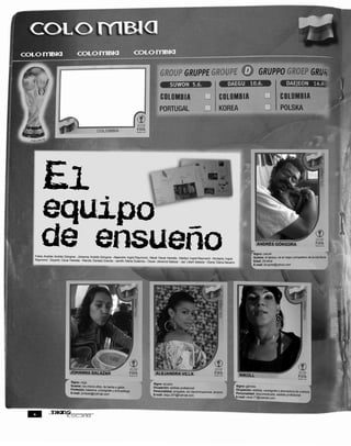 Signo: cancer
Fotos: Andrés: Andrés Góngora - Johanna: Andrés Góngora - Alejandra: Ingrid Raymond - Nikoll:                                                                           Gustos: el tabaco, es el mejor compañero de la escritura.
                                                                                              Óscar Heredia - Marilyn: Ingrid Raymond - Kimberly: Ingrid
Raymond - Deyeris: Oscar Heredia - Wanda: Daniela Granda - Jamith: María Gutierrez - Óscar:                                                                             Edad: 29 años
                                                                                            Johanna Salazar - Jaz: Liliam Salazar - Diana: Diana Navarro
                                                                                                                                                                        E-mail: ilongote@yahoo.com




                           Signo: virgo
                                                                                          Signo: acuario
                           Gustos: los chicos altos, de barba y gafas                                                                                      Signo: géminis
                                                                                          Ocupación: estilista profesional
                           Profesión: bailarina, coreógrafa y antropól                                                                                     Ocupación: estilista, coreógrafa y decorad
                                                                      oga                 Personalidad: amigable, sin discriminaciones, sincera                                                      ora de cuerpos
                           E-mail: johitasb@hotmail.com                                                                                                    Personalidad: descomplicada, estilista
                                                                                          E-mail: aleja-257@hotmail.com                                                                           profesional
                                                                                                                                                           E-mail: nikoll-77@hotmail.com




4
 