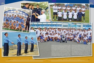 C m d t e . R A F A E L M O R A N V A L V E R D E 65
14
VIGIA • 2014E S C U E L A S U P E R I O R N A V A L64
14
VIGIA • 2014
Durante la semana además contamos con la visita
delseñor Comandante Generalde Marina que ofre-
ció una charla con el tema Naval y el comandante
General de la Fuerza Aérea General de Brigada
Raúl Banderas Dueñas con el tema ¨Las repercusio-
nes estratégicas de las acciones que llevó a cabo la
Fuerza Aérea en el combate del Cenepa¨. El día
Lunes fue la noche cultural en las afueras del casino
donde se lucieron los círculos de teatro y danza y el
de música presentó lo mejor de su repertorio, la
noche del día martes hubo una retreta en que la
bandablancadeleitóalosguardiamarinasycade-
tes invitados con música nacional y tropical, el día
miércolesfuimosespectadoresdelasintervenciones
de los oradores militares e invitados de universida-
des de la península y de Guayaquil en la que la re-
presentante de primer año Paulette Maldonado
obtuvo el primer lugar por su brillante intervención.
Para cerrar con broche de oro el día Viernes y con la
presencia del señor Comandante General de Ma-
rina y luego de una difícil decisión del jurado luego
de la presentación y desfile de las candidatas se eli-
gió a la Nereida 2014, la señorita Génesis Calle de la
ciudad de Santo Domingo de Los Colorados; ce-
rrando así una semana llena de celebraciones.
 