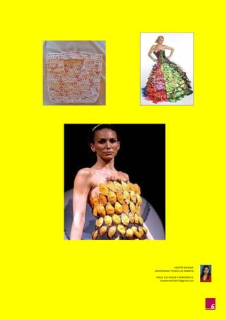 LISSETTE MEDINA
UNIVERSIDAD TECNICA DE AMBATO

 DIRIJA SUS DUDAS Y OPINIONES A:
    lissettemedina473@gmail.com




                                   6
 