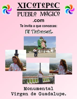 .com
   Te invita a que conozcas:
      El Tabacal.




    Monumental
Virgen de Guadalupe.
 