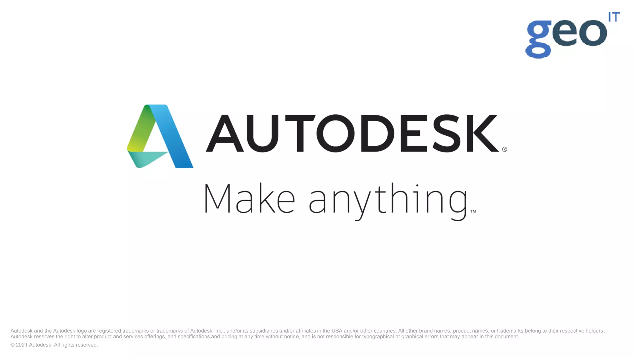 Autodesk and the Autodesk logo are registered trademarks or trademarks of Autodesk, Inc., and/or its subsidiaries and/or affiliates in the USA and/or other countries. All other brand names, product names, or trademarks belong to their respective holders.
Autodesk reserves the right to alter product and services offerings, and specifications and pricing at any time without notice, and is not responsible for typographical or graphical errors that may appear in this document.
© 2021 Autodesk. All rights reserved.
 