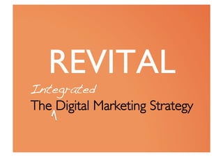 REVITAL
Integrated!
The Digital Marketing Strategy
 