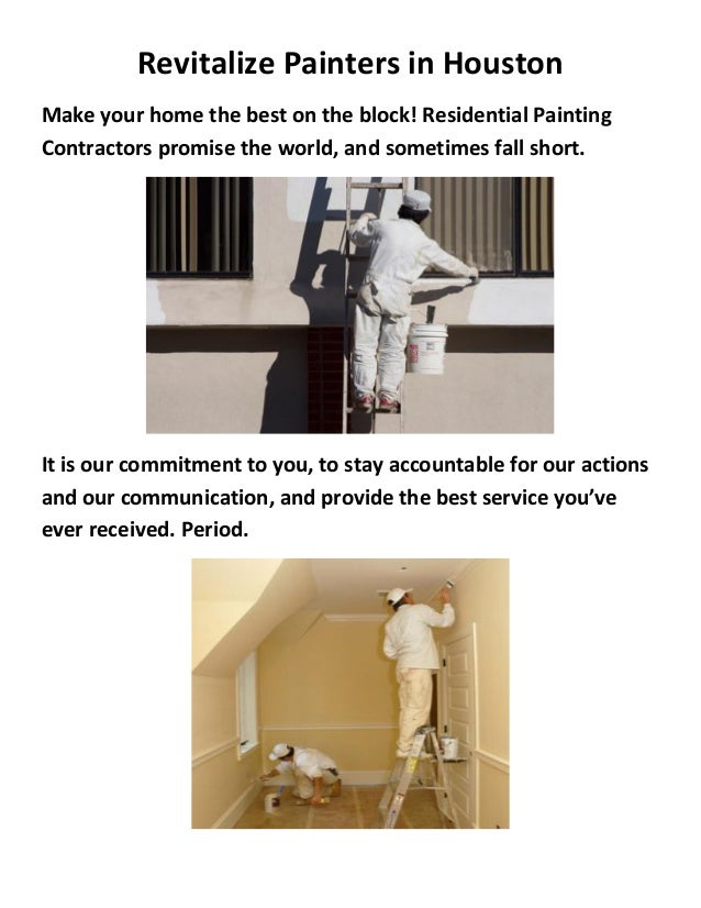 Revitalize Painters Houston Texas