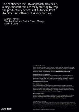 Revit architecture overview_brochure_a4 | PDF