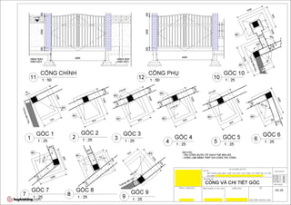 [Revit] bản vẽ hàng rào