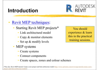 REVIT MEP BASIC PPT - A PPT on MEP REVIT Design | PDF