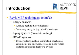 REVIT MEP BASIC PPT - A PPT on MEP REVIT Design | PDF