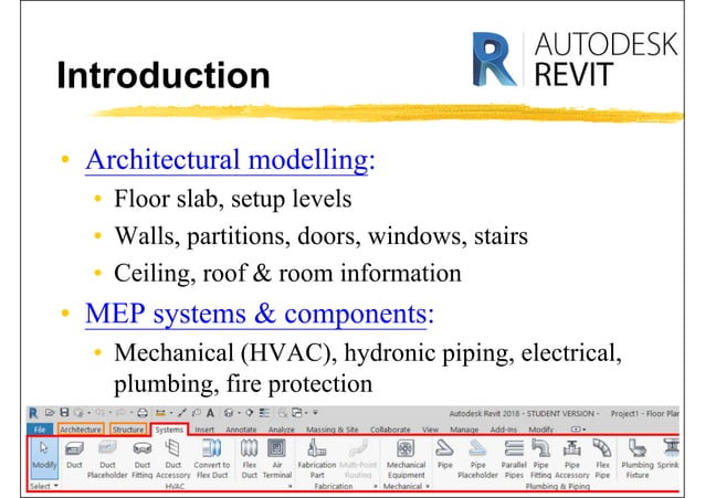 REVIT MEP BASIC PPT - A PPT on MEP REVIT Design | PPT