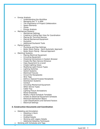 Mep Engineering Brochure.pdf Revit mep brochure | PDF