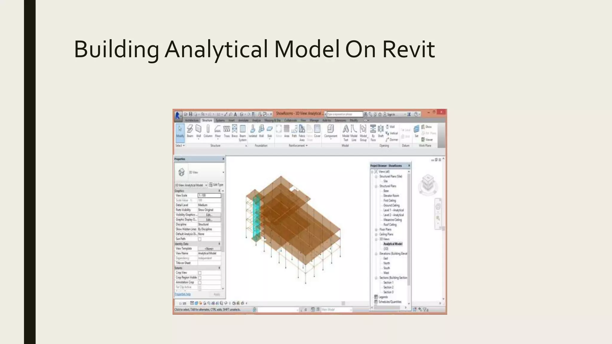 Building Analytical Model On Revit