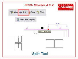 REVIT® Structure A to Z
Split Tool
 