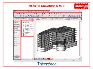 REVIT® Structure A to Z
Interface
 
