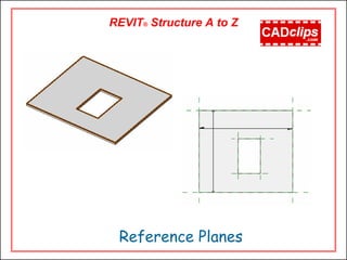 REVIT® Structure A to Z
Reference Planes
 