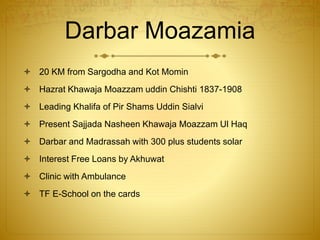 Solar Moazzam Revival of sufi shrine | PPTX