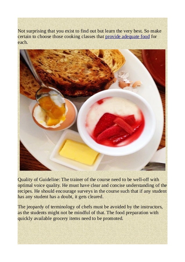 Revive your abilities with food preparation courses melbourne