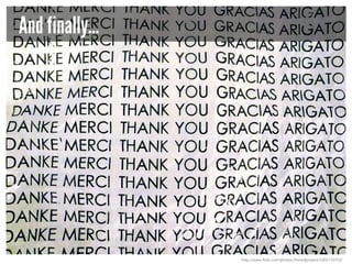 And finally…

http://www.flickr.com/photos/theredproject/3302110152/

 