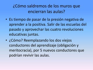 Revivir las aulas | PPTX