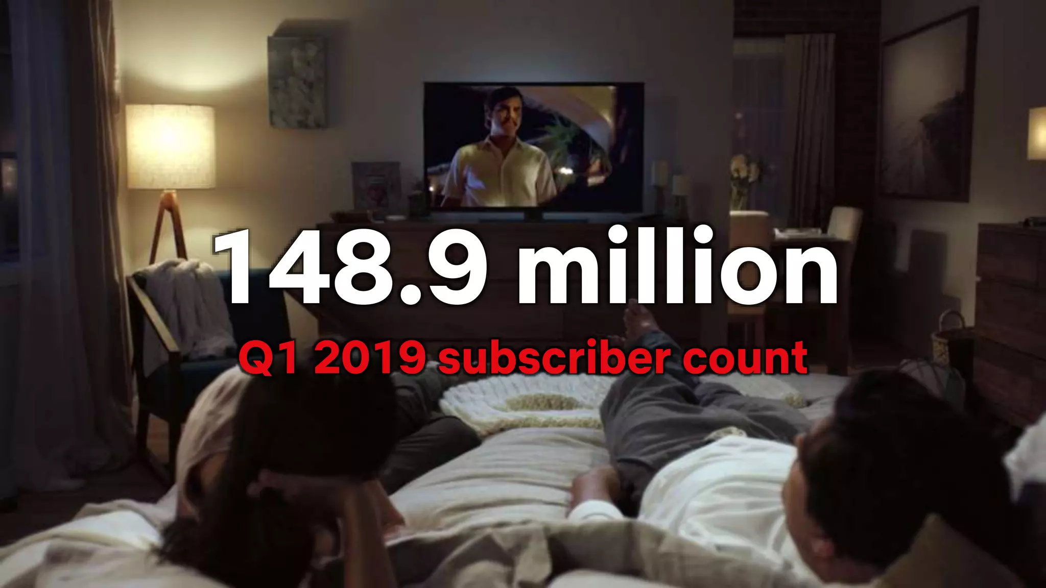 148.9 million
Q1 2019 subscriber count
 
