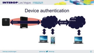 Device authentication
FitBit 3rd
party
services
REST APIProprietary
 
