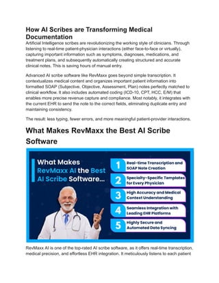 Scribe Workflow Examples Pdf RevMaxx_ The Best AI Scribe Software for EHR Integration.pdf