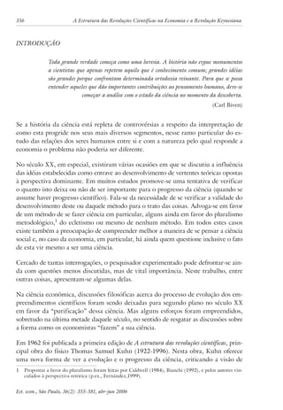 Revolciones CientíFicas Y Keynesianas