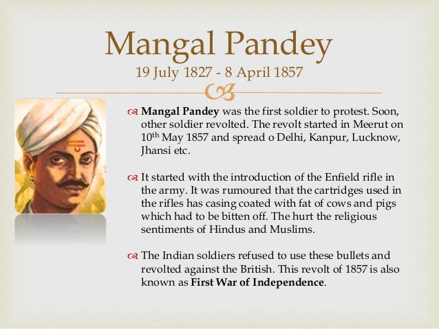 The Indian Rebellion Of 1857 The Indian Rebellion Of 1857
