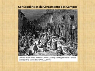Consequências da Cercamento dos Campos
 