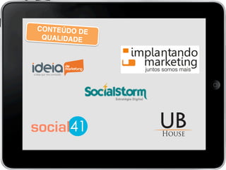 a ideia que vira conteúdo
CONTEÚDO DE
QUALIDADE!
 