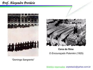 “ Domingo Sangrento” Cena do filme  O Encouraçado Potemkin  (1925) 