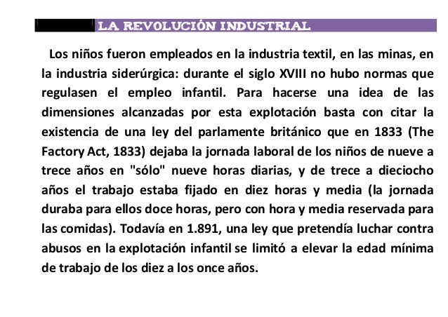 La revolución industrial