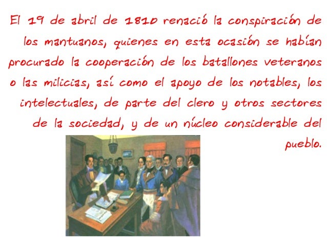 Revolución del 19 de abril de 1810.