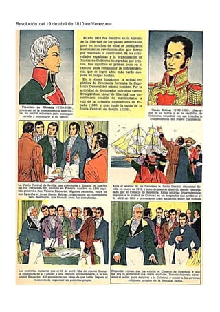 Revolución del 19 de abril de 1810 en Venezuela
 
