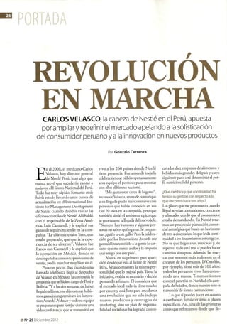 Revolución en marcha  nestle peru -2013