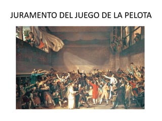 JURAMENTO DEL JUEGO DE LA PELOTA

 