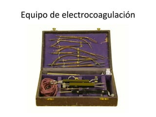 Equipo de electrocoagulación 