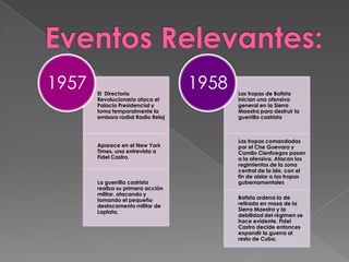 Eventos Relevantes: