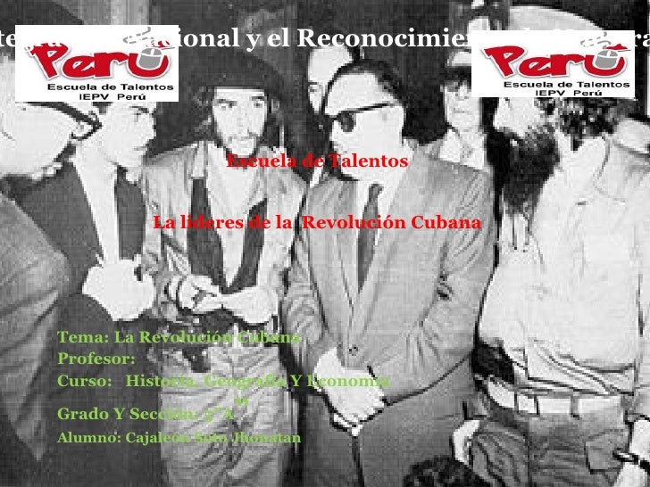 Revolucion cubana lideres