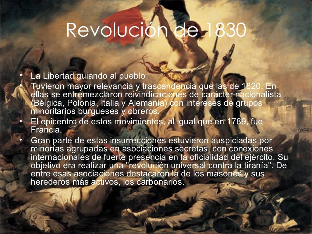 Revoluciones Liberales 1820 1830 Y 1848