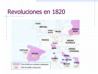 Revoluciones en 1820
 