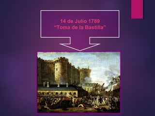 14 de Julio 1789
“Toma de la Bastilla”
 