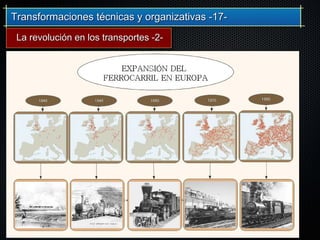 Transformaciones técnicas y organizativas -17-Transformaciones técnicas y organizativas -17-
La revolución en los transportes -2-La revolución en los transportes -2-
 