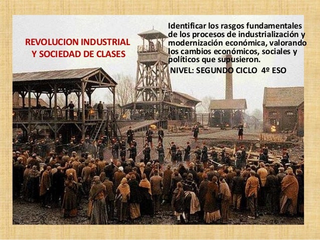 Revolucion industrial y sociedad de clases