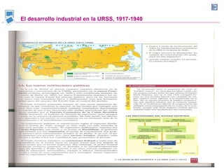 El  desarrollo industrial en la URSS, 1917-1940  