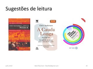 Sugestões de leitura




julho 2010   fábio flatschart - fabioflat@gmail.com   39
 